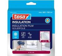 Film isolant transparent pour fenêtres 4 m x 1,5 m tesa avec ruban adhésif double face