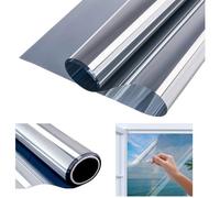 Film Miroir Fenêtre sans Tain Protection de Solaire Film Anti-UV Anti Chaleur Film de Fenêtre Anti Regard 40×200c FILM POUR VITRAGE