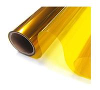 Film Miroir pour FenêTre sans Tain Film de fenêtre Jaune de 3 m Longueur Film Multi-formaille Anti-Explosion à l'eau Anti-Explosion Anti- -Uen Autocollant taché à économie d'énergie Vitrage DéCoratif