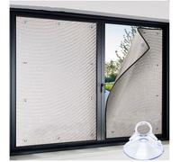 Film occultant aluminisé 2pcs 60x70cm anti-UV - Anti-chaleur anti-regard total fourni ventouses protection vitrage salo PIQUET