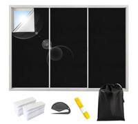 Film occultant pour fenêtre de toit - 2 m x 1,45 m - Occultant l'intérieur - Protection solaire - Sans perçage - Film occultant foncé - Film adhésif opaque