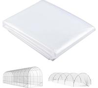 Film plastique pour serre Fortuna Lai 8 x 10 m, film plastique imperméable pour jardin avec protection UV, film plastique extra épais et résistant à la déchirure, bâche de protection pour serre tunnel