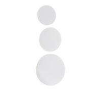 Film Plastique Transparent pour Badge Rond, 300 Pièces, 32 44 58mm | Protection Claire, Pose Facile, pour Bricolage et Activité Commerciale, Compatible Aimants de Frigo et Cartes D'identité