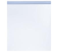 vidaXL Film pour fenêtre statique dépoli gris transparent 90x500cm PVC