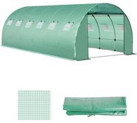 Film pour serre 6 x 3 x 2 m, film de jardinage imperméable avec protection UV, film en PE, bâche de protection pour serre de jardinage, film pour tunnel de jardinage à usage extérieur