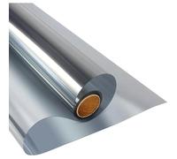 Film protection solaire autocollant 50x500cm confidentialité réfléchissant miroir isolant thermique argent YYV