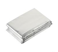 Film réfléchissant en polyester argenté pour isolation de serre et croissance des plantes, feuille réfléchissante de lumière horticole pour tente de culture, couverture thermique pour la survie et la