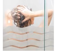 Easy PROTEC Film pour vitrage Motif Vague - Repositionnable -100 x 90 cm