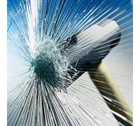 Film securite Transparent - AWKAQUN pour vitre de sécurité et de sécurité fenêtre Transparente en Verre teinté de Protection en Verre Anti-éclats adhésif Clair Films (76cm*3m)