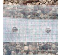 Film Serre Renforcé avec Bord Clou 1,5m x 5m, Bâche de Protection UV