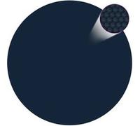 vidaXL Film solaire de piscine Ø 455 cm - Noir et bleu