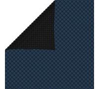 vidaXL Bâche solaire de piscine flottante PE 800x500 cm noire et bleue