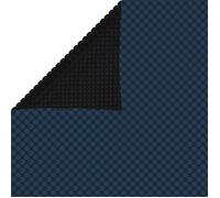 Film solaire de piscine flottant PE 549x274 cm Noir et bleu