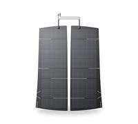 Film solaire HeatGuard EF ECOFLOW 290 W, à 25% de rendement solaire, isolation thermique supérieure à 10 °C, capte jusqu'à 1,3 kWh par jour, étanchéité IP68, panneaux solaires 145W*2 pour Model Y