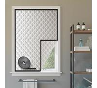 Film Thermique Fenetre 80 x 200 cm, Portable, Économie D'Énergie, Imperméable, Ajustable et Amovible, Survitrage Thermo Cover, avec Ruban Nano pour Grenier, Argent