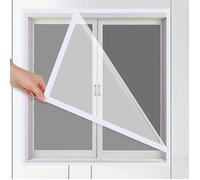 Film Thermique pour fenêtre Contre Le Froid,Isolation de fenêtre en PVC, Film Isolant Transparent pour Protection (240x120 cm)