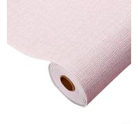 Film Vinyle Auto-collant Gris Effet Tissu Film Vinyle Auto-collant(Pink) | Texture pour lin réaliste, aspect tissé gris, design , pour idéal salon pour chambre, ambiance chaleureuse
