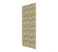 Film vitrail double face 43,2x200cm sans colle | PVC robuste, motif vintage à quatre feuilles, filtre de lumière solaire d'intimité, installation facile à l'eau