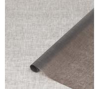 Film vitrostatique pour vitre Décoratif Look Textile 150 x 67,5cm Gris | Film Fenêtre Anti-Regard, occultant, Brise Vue | Electrostatique