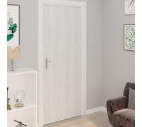 Films Autoadhésifs Pour Portes 2 Pcs Bois Blanc 210x90 Cm Pvc