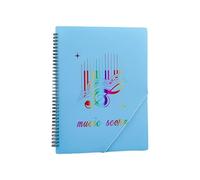Films de protection transparents réutilisables 20 pages, inserts en plastique pour organiser les notes de musique, films de protection anti-plastique