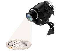 Films lumineux publicitaires avec logo personnalisé étanche IP67, objectif rotatif, image projecteurs GOBO personnalisés avec lentille (seule couleur, 100 watts)