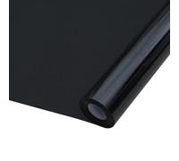 Films pour Fenêtre 3 Pcs Statique Dépoli Noir PVC | Film statique sans colle, découpe ajustable, chambre salon bureau, surface lisse requise, -éblouissement