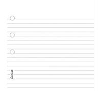 Filofax 133015 Recharge pour Organiseur feuille de note ligné lavande