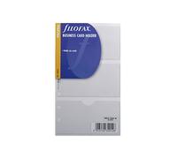 Filofax Recharge pour organiseur porte-cartes de visite 133616 Transparent