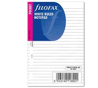 Filofax 212210 Recharge pour Organiseur feuille ligné Blanc