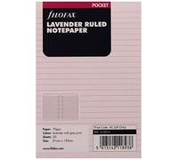 Filofax 213015 Recharge pour Organiseur feuille de note ligné lavande