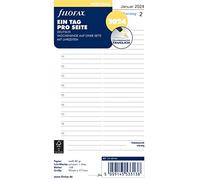 FILOFAX 24-68446 Agenda personnel 2024 1 jour sur 1 page Blanc allemand