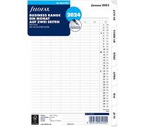 FILOFAX 24-68544 Agenda 2024 A5 1 mois / 2 pages à onglets