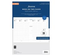 Filofax A4 Une Semaine Sur Les Deux Pages Multilingue -2026