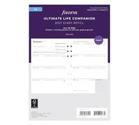 Filofax A5 Semaine sur deux pages 2027 Ultimate Life Companion 27-68318