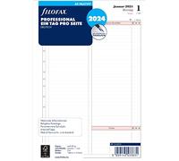 FILOFAX Agenda 2024 A5 professionnel, 1 jour par page, en allemand