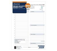 Filofax Agenda 2024 format A4 1 jour par page en 5 langues