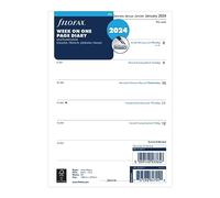Filofax Agenda 2024 semainier par page 4 langues au format A5