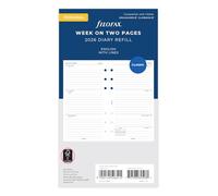 Filofax Agenda 2026 semainier 2026 ligné en anglais 26-68418