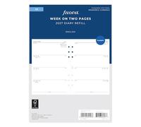 Filofax Agenda 2027 27-68522 A5 avec une semaine sur deux pages (français non garanti)