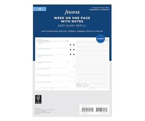 Filofax Agenda 2027 semainier 2027 A5 avec notes 27-68509