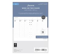 Filofax Agenda A5 Minimal semaine sur page avec rendez-vous vertical 5 langues diary 2026 26-68593