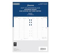 Filofax Agenda A5 Multi 1 semaine sur 2 pages en allemand 2027