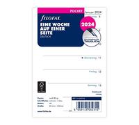 FILOFAX Agenda de poche 2024-1 semaine par page - En allemand