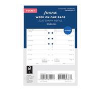 Filofax Agenda de poche semainier 2027 en anglais 27-68226