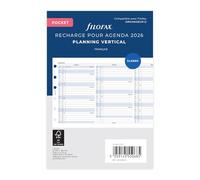 Filofax Agenda de poche vertical annuel français 2026