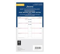 Filofax Agenda Personal Professional 1 semaine sur 2 pages en allemand 2027