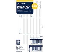 Filofax Agenda personnel horizontal semaine sur deux pages Agenda de rendez-vous 2018