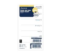Filofax Agenda personnel semainier 2024 en anglais, blanc