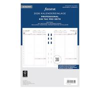 Filofax Agenda professionnel 2026, format A5, 1 jour par page, en allemand
